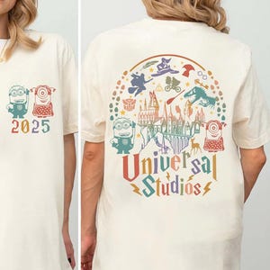 Vintage Disney Universal Studios 2025 Shirt, Comfort Color Universal Studios Shirt, Disney Trip Shirt, Shirt, Disney Family Vacation Shirt