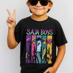Saja Boys Shirt, Kpop Demon Hunters Shirt, Kpop Listener Gift, Saja Boys Huntrix Shirt, Mira Pullover For Zoey Tee, Jinu Tee, Rumi Fan Shirt