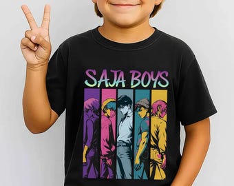 Saja Boys Anime Style T-Shirt - Colorful Manga Graphic Tee