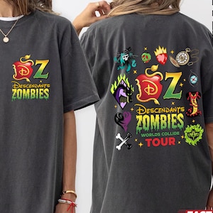 Descendants Zombies World Tour Shirt, Comfort Color Zombies 4 Girls Shirt, Zombies Skye Tee, Epcot Summer Music Festival, Gifts for Her Him