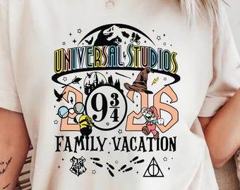 Vintage Disney Universal Studios 2026 Familien Urlaub Shirt