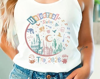 Universal Studios Trip 2026 Tank Top – Magical Adventure Apparel