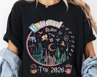 Disneyworld Universal Studios Trip 2026 Shirt