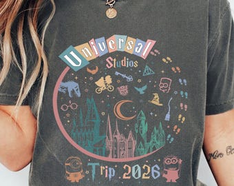 Vintage Universal Studios Trip T-Shirt, Disneyworld Family Vacation