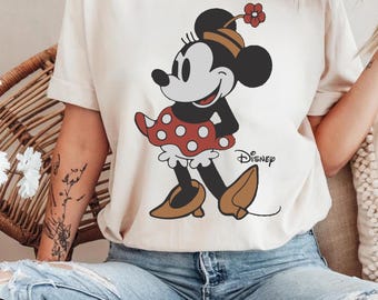 Comfort Colors Minnie Mouse Shirt, Retro Disney Vacation Tee