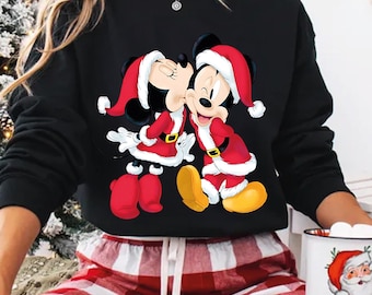 Custom Disney Christmas Family Shirt, Mickey and Minnie Mouse