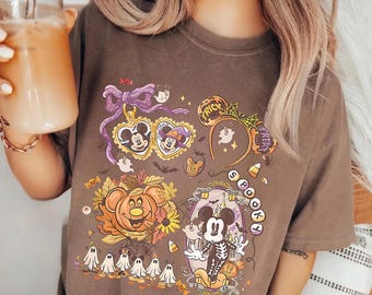 Camiseta de Halloween de Mickey de Disney, camiseta de viaje de Halloween de Disney, camiseta de Halloween, camiseta de Halloween de Disneyland, Mickey y sus amigos de Halloween