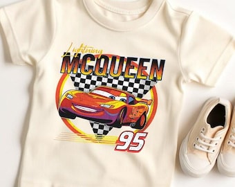 ライトニング・マックィーン カーズ シャツ：ディズニーランド ピクサー Tシャツ
