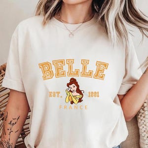 Disney Princess Shirt, Cinderella Sweatshirt, Snow White Tee, Elsa Tee, Cindirella Tee, Ariel Shirt, Moana Tee, Belle Shirt image 1