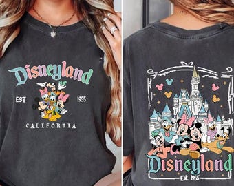 Comfort Colors Disneyland Shirt: Mickey and Friends Tee