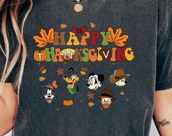 Disney Thanksgiving T-Shirt, Mickey and Friends Fall Trip, Matching Family Shirts