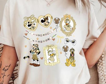 Disney Animal Kingdom Shirt, Leopard Kokette Bögen, Familien Urlaubs T-Shirt