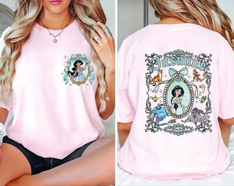 Comfort Colors Disney Princess Shirt, Coquette Style