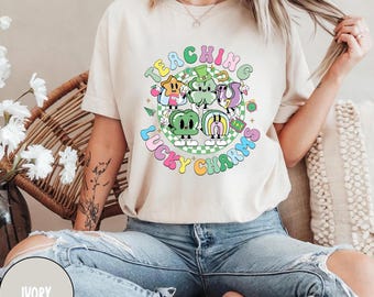 Comfort Colors St Patrick's Day Shirt: Teaching Lucky Charms