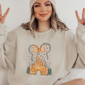 Disney Gingerbread Castle Shirt, Christmas Castle Shirt, Disney Christmas Shirt, Mickey Christmas Shirt, Disney Christmas Family Shirts,