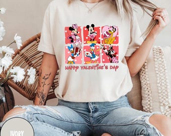 Camiseta Comfort Colors Disney para el Día de San Valentín