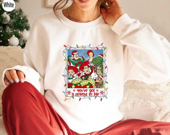 Sudadera navideña de Toy Story: Camiseta navideña de Disneyland