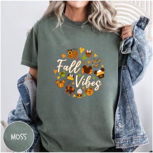 Fall Vibes Sweatshirt: Halloween Thanksgiving Leopard Print