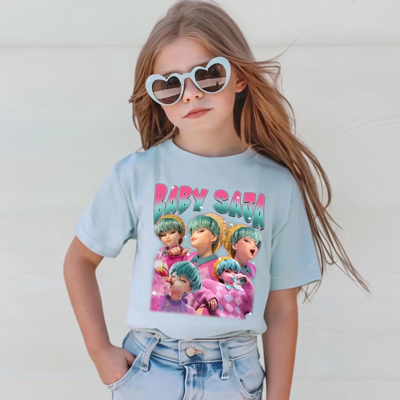 Baby Saja Retro Bootleg Tshirt, Kpop Fan Gift Etsy