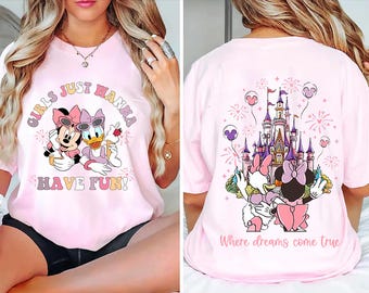 Disney Minnie Daisy Summer Sweatshirt, Disneyworld Besties Shirt