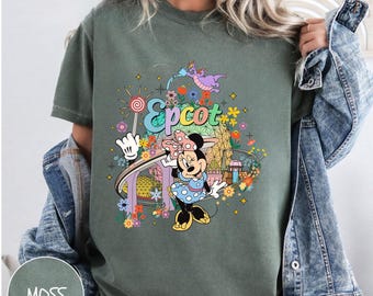 Camiseta personalizada de Disney Epcot, camiseta a juego para viaje familiar.