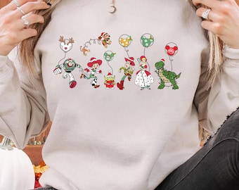 Toy Story Christmas Sweatshirt, Disney Family Trip Tee