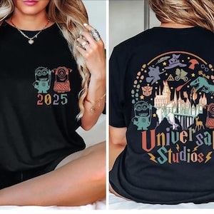 Vintage Disney Universal Studios 2025 Shirt, Comfort Color Universal Studios Shirt, Disney Trip Shirt, Shirt, Disney Family Vacation Shirt