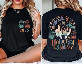 Vintage Disney Universal Studios 2025 Shirt, Comfort Color Universal Studios Shirt, Disney Trip Shirt, Shirt, Disney Family Vacation Shirt