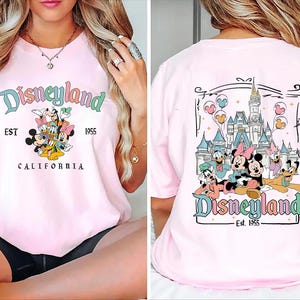 Comfort Colors® Disneyland California T Shirt, Disneyland Est. 1955 Shirt, Disneyworld Shirt, Disney Shirt, Mickey And Friends Shirt