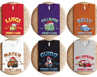 Spersonalizowana świąteczna koszula Disney Cars, bluza z kapturem McQueen