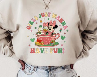 Camiseta de Minnie y Daisy, Mejores Amigas, Camiseta para Viaje de Chicas Disney