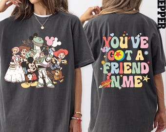 Toy Story Two-Sided T-Shirt: 'You've Got A Friend In Me' Design