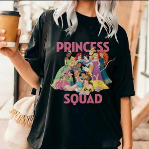 Comfort Colors Gift, Retro Disney Princess Shirt, Watercolor Princess Shirt, Disney Trip T-Shirt, Disney Princess, Disneyworld Princess Gift