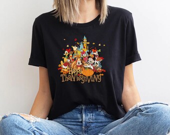 Disney Thanksgiving Shirt, Mickey and Friends, Fall Trip Matching Family Tee