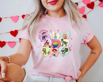 Koszulka Walentynkowa Toy Story, Różowa Bluza Disney