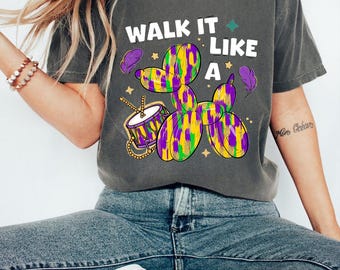Retro Mardi Gras-shirt: Fleur De Lis, Louisiana ronde hals