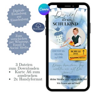 Convite de volta às aulas, cartão de convite digital para matrícula escolar eCard, modelo de cartão personalizado para criança em idade escolar WhatsApp