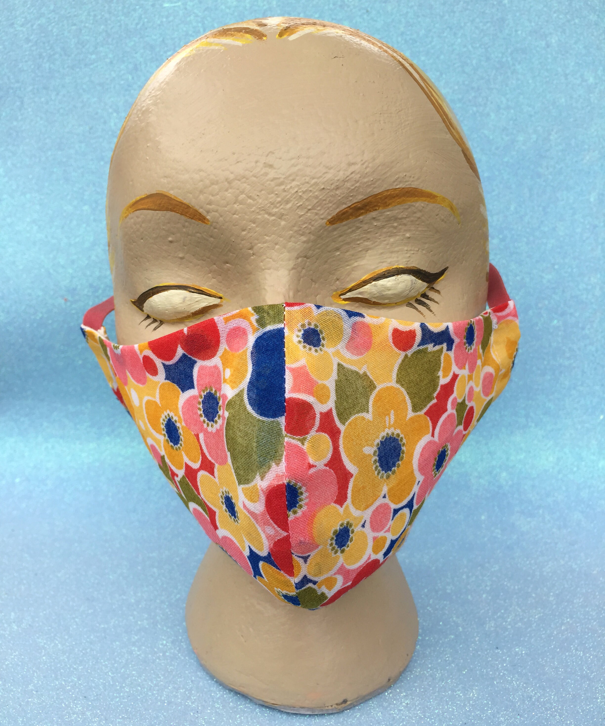 Fabric Face Mask ReUsable Washable Cotton Double Layered