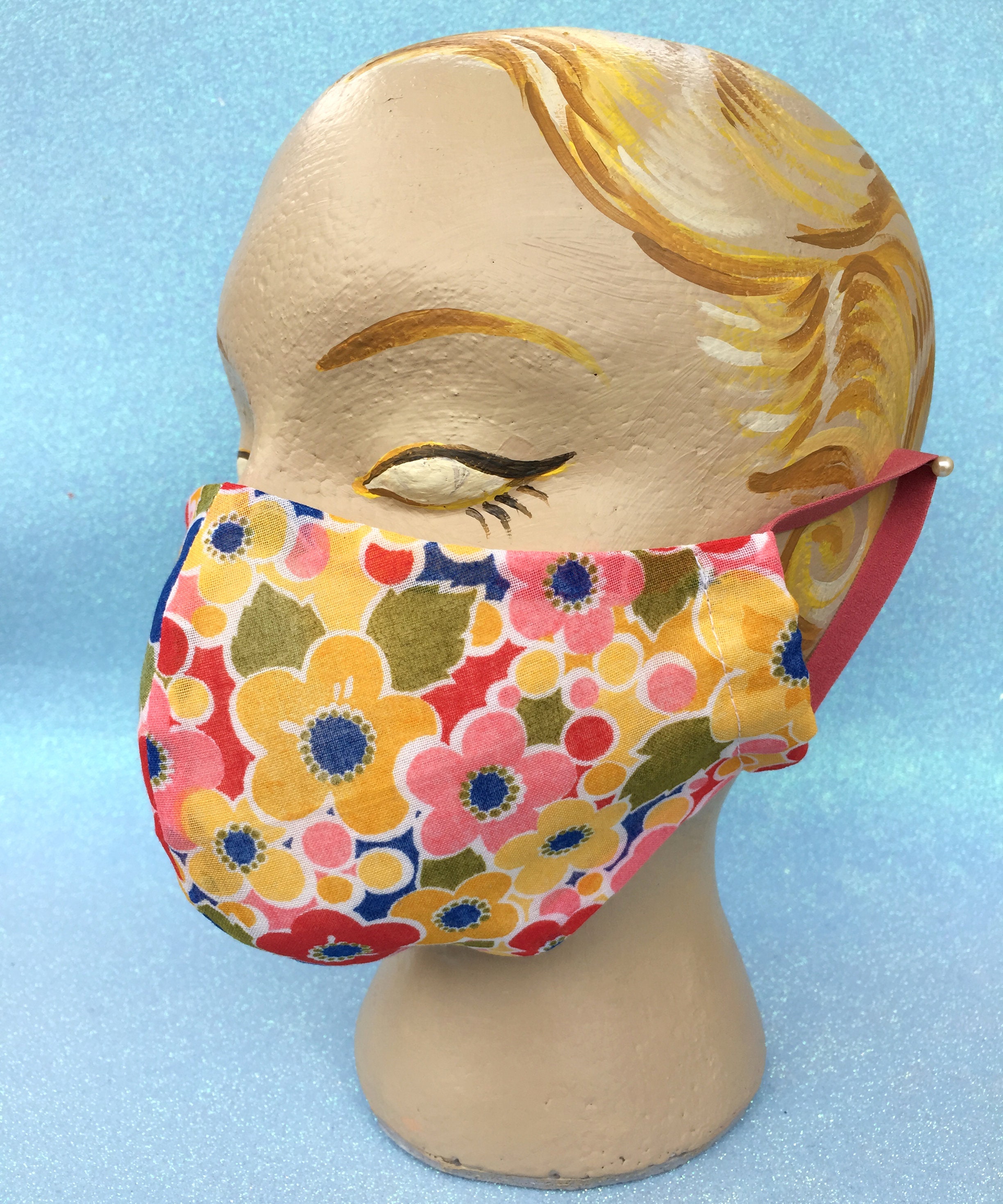 Fabric Face Mask ~ ReUsable ~ Washable ~ Cotton ~ Double Layered