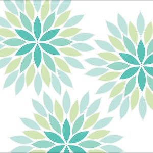 Sea Glass King Quilt - Applique Quilt PDF