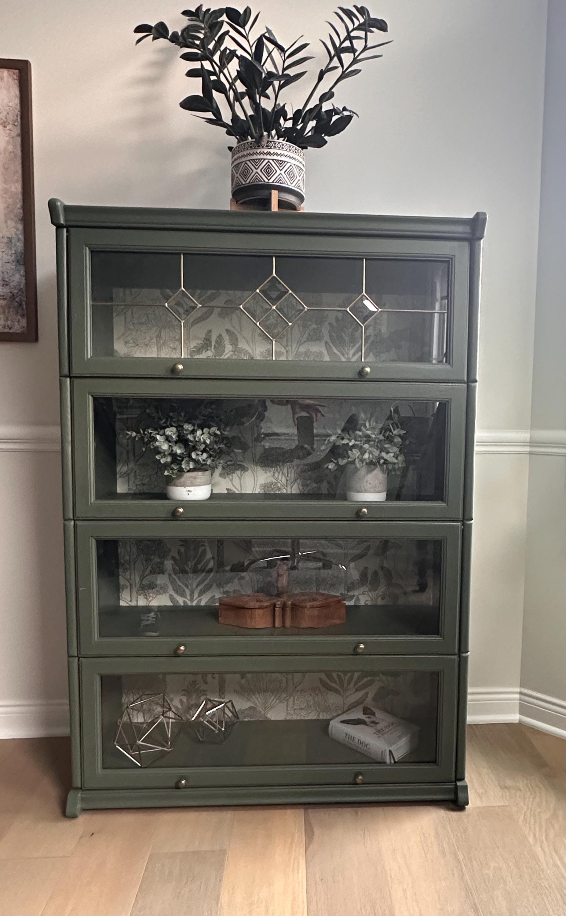 Painted barrister bookcase discount