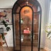 Stunning *large* Arched Display Cabinet Modern Meets Classic * Made