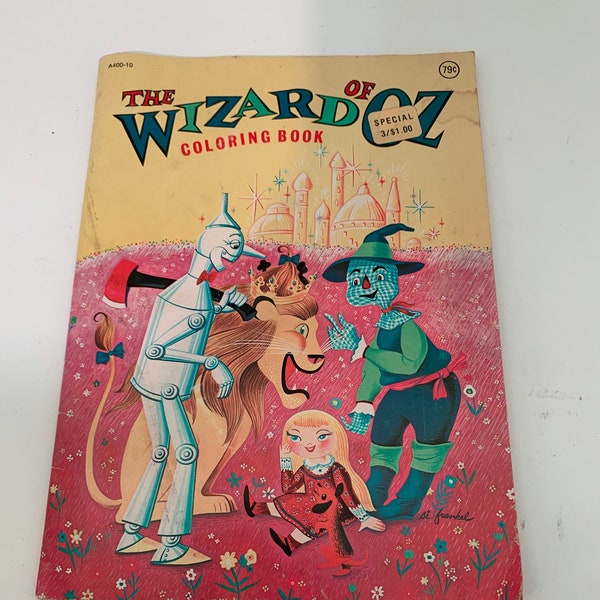 The Wizard of Oz Coloring Book , published 1978, new