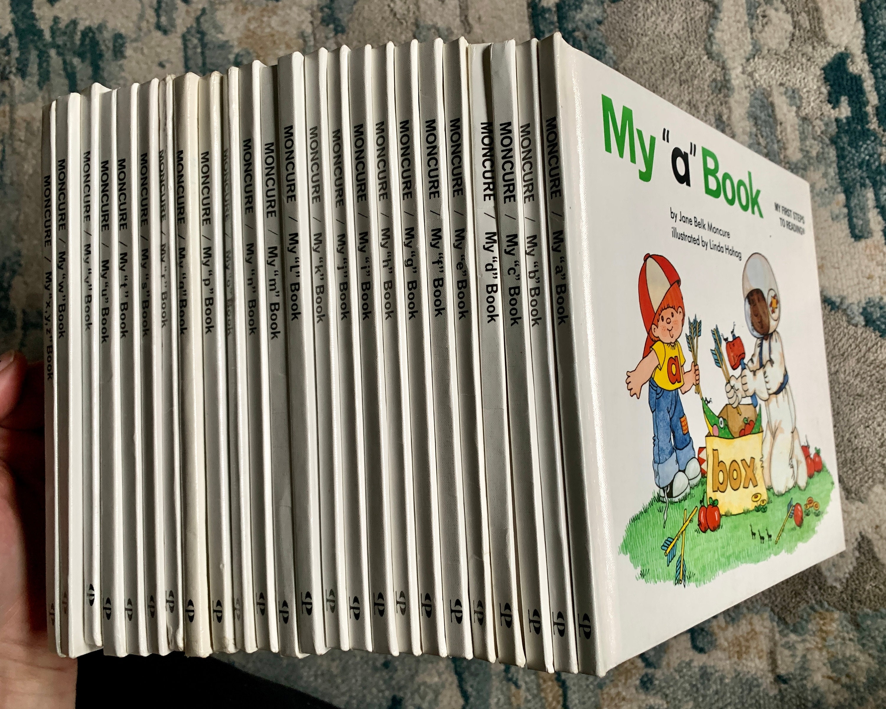 1990s Jane Moncure A-Z Book Set: Illustrated Hardcover Homeschool