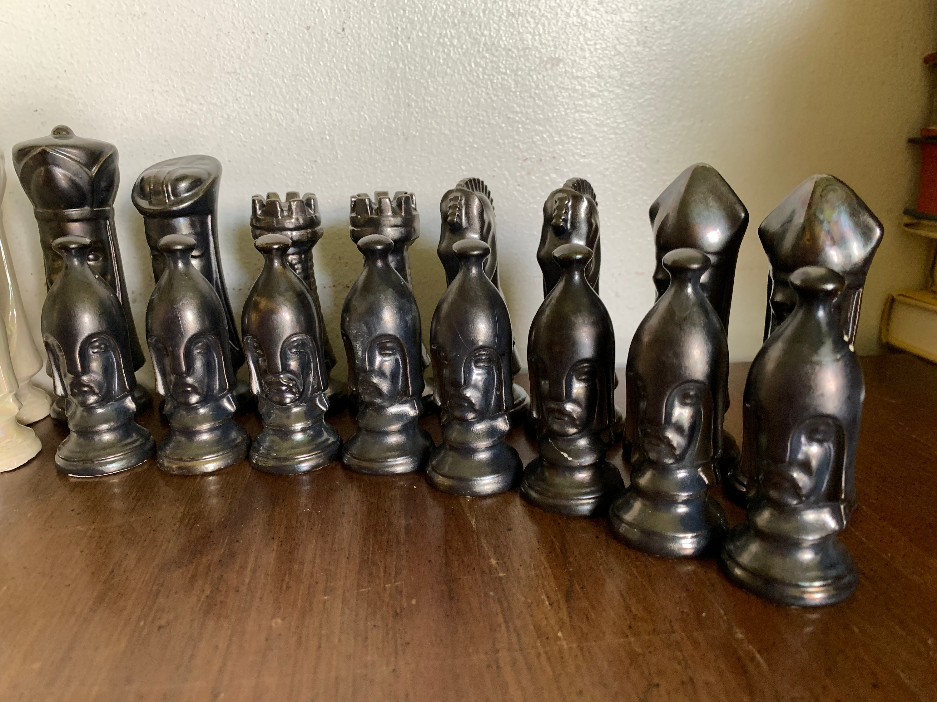 Jogo Japonês Shogi Chessman C/peças De Madeira