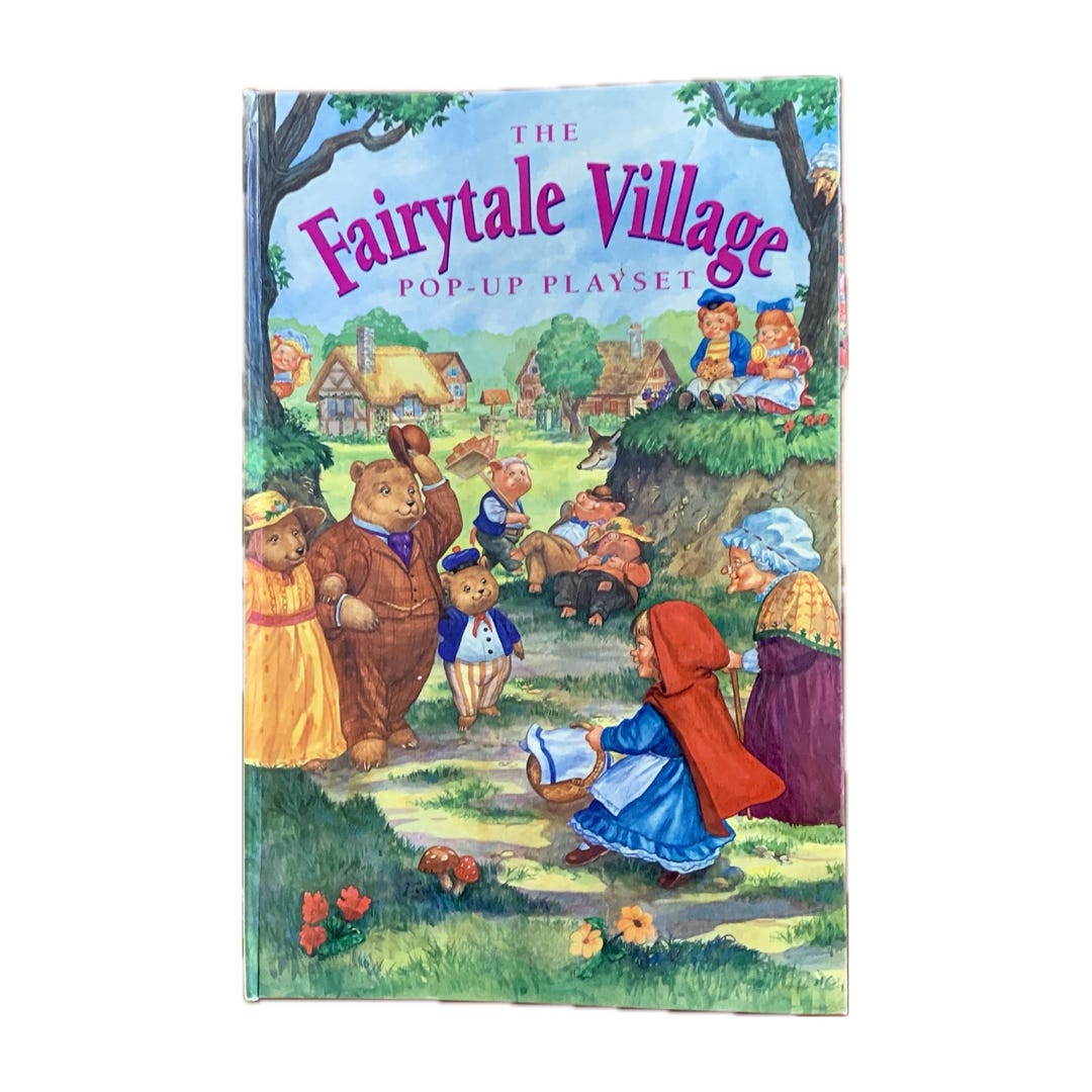 The Fairytale Village, Pop-up Playset, Illustrated by