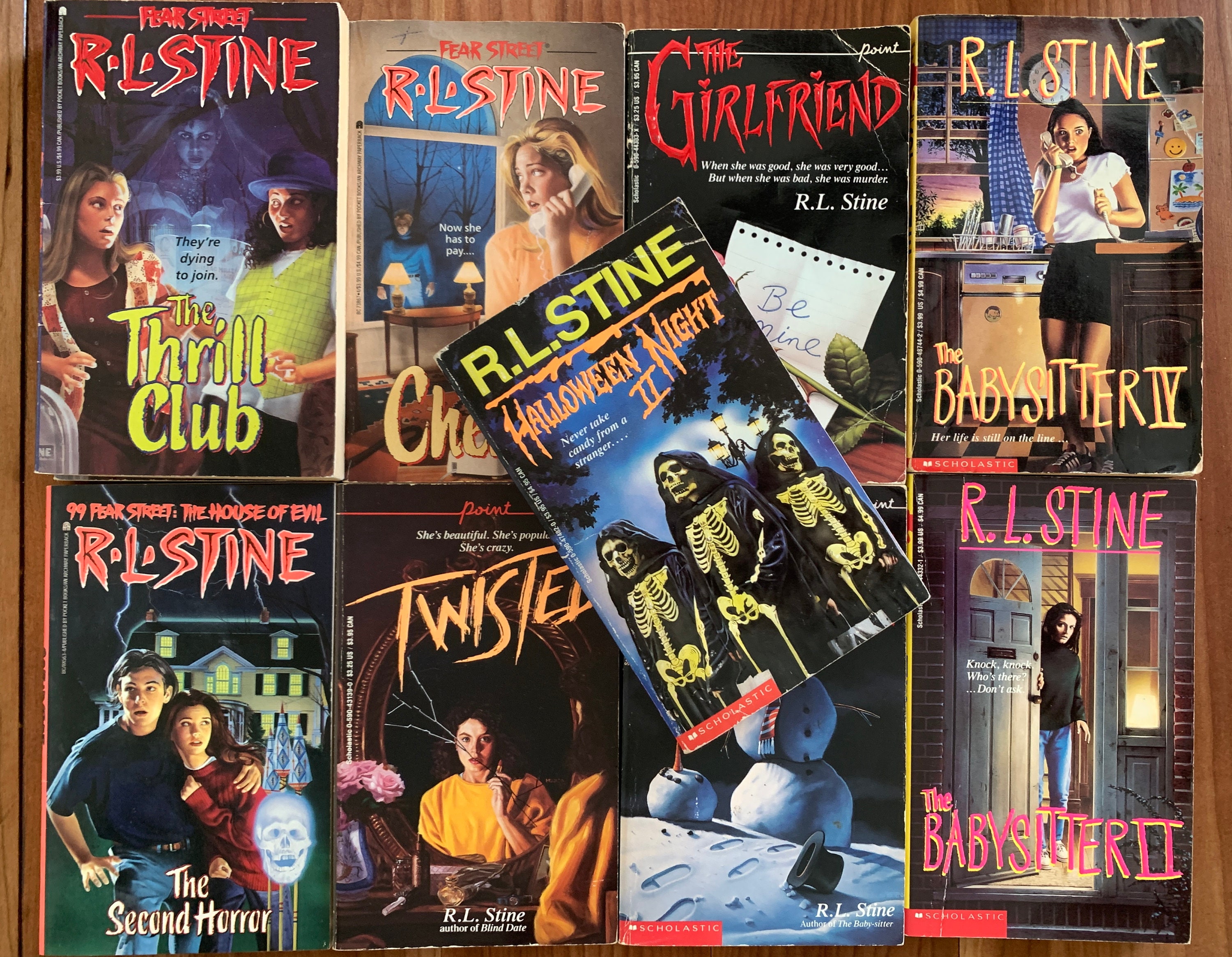 Vintage R.L. Stine Fear Street Paperback Books: 1990s Horror