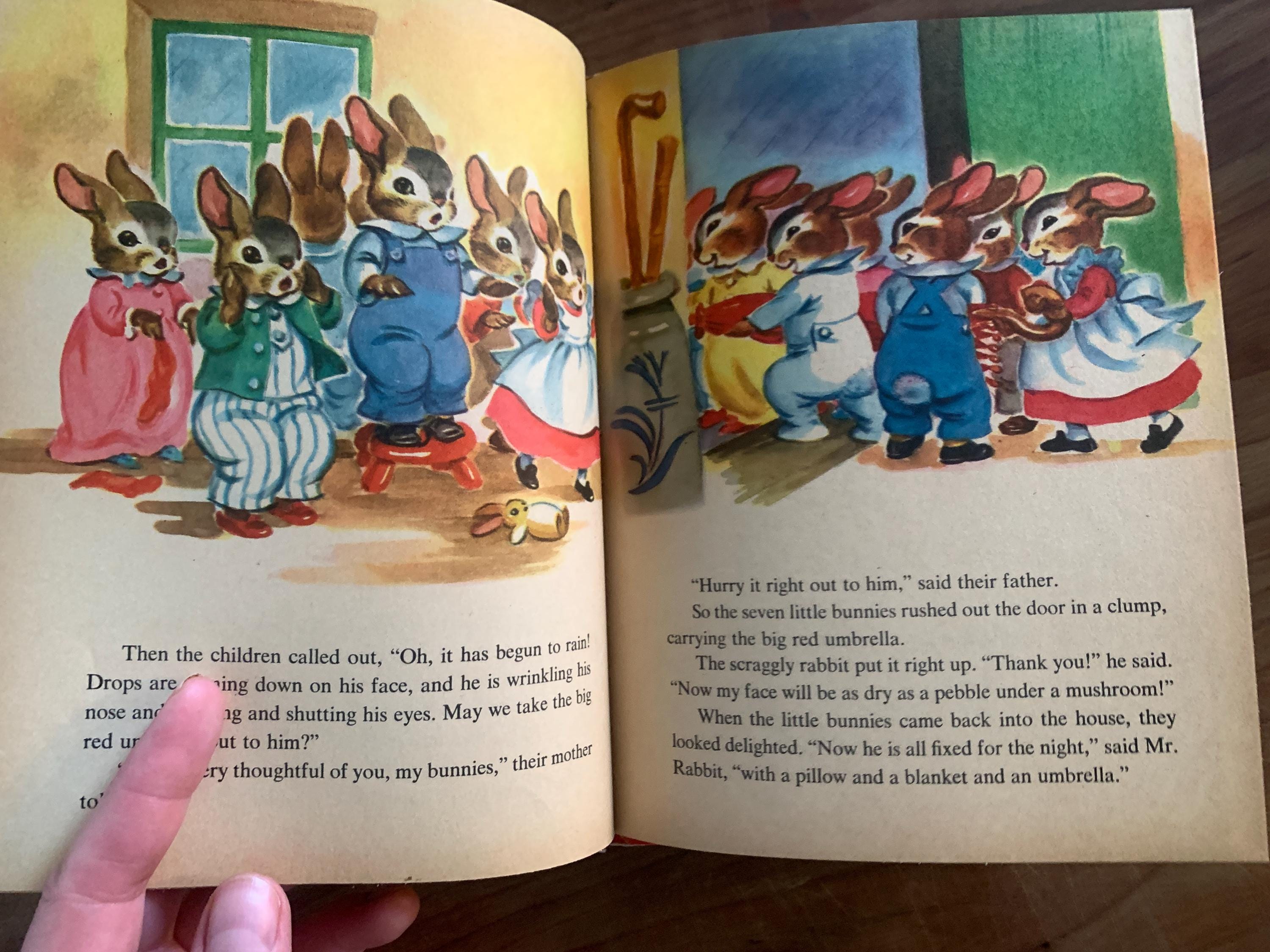 Vintage Children's Book: Nine Rabbits and Another, 1957 Wonder