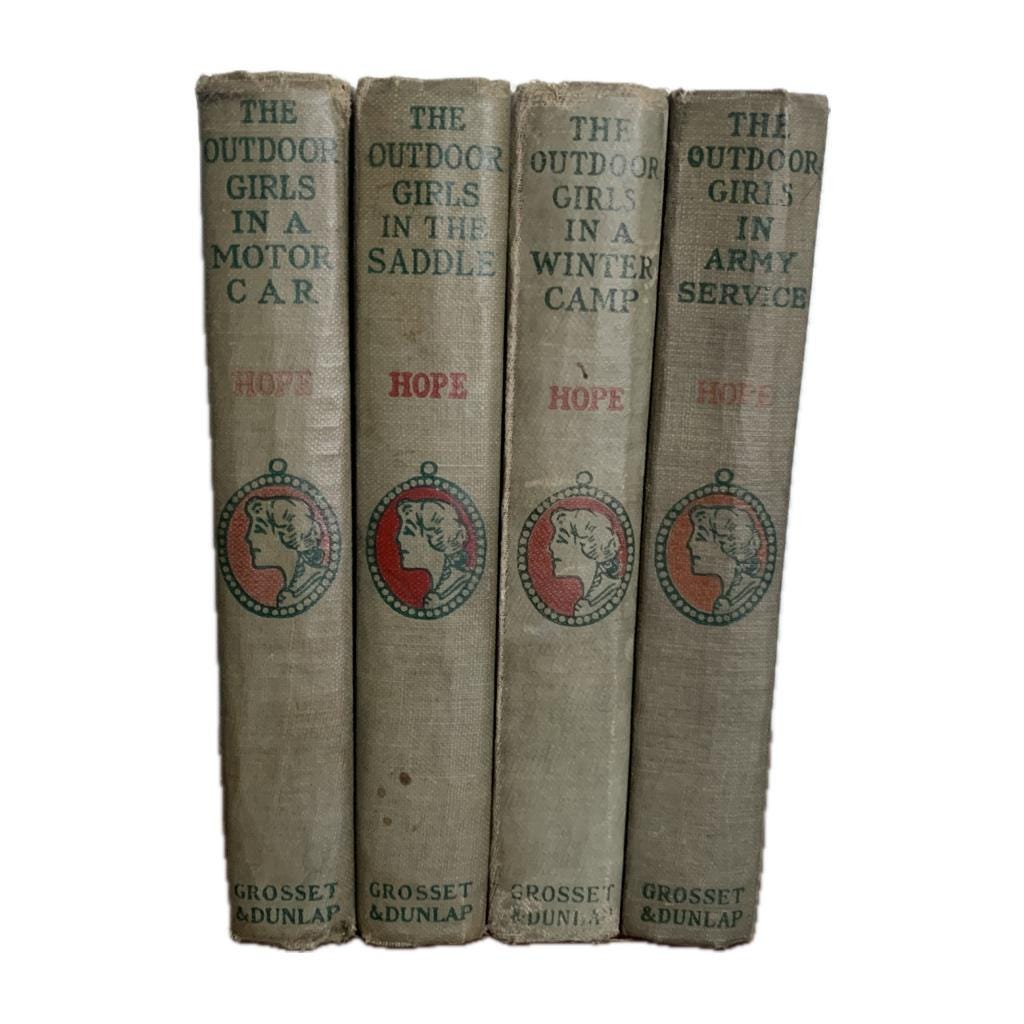 Vintage book collection by Laura Lee Hope, vintage books, early 1900, book decor/ distressed book/ home decor