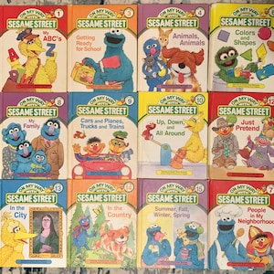 Vintage 1980s Sesame Street Children&#39;s Book: Homeschool Learning